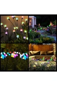 MENFRY Solar Enerjili Saplamalı Rgb Işık Dış Mekan Bahçe Aydınlatma 8 Adet Boncuk Led thumbnail 1