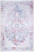 Vintage Desen Pamuk Taban Dijital Baskılı Halı  KIRMIZI 160X230 - 1
