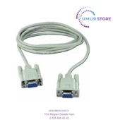 9 Pin Seri RS232 Com Port Dişi Dişi Kablo 1.5 Metre thumbnail 2