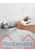 HIRDAVATİS YAPI MARKET Tutunma Barı Küvet Tutamağı Paslanmaz Banyo Wc Tutamağı Mat Krom 50 cm thumbnail 3