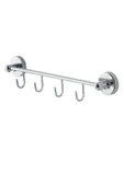 ÇELİK BANYO Paslanmaz Pirinç Karaca 4’lü Askılık - 1