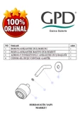 GPD ADS03 Ankastre Duş Başlığı (5 Fonksiyonlu Ø85) thumbnail 5