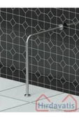 HIRDAVATİS YAPI MARKET Yaşlı Hasta Bedensel Engelli Yerden Duvara Tutunma Barı Paslanmaz Banyo Wc Tutamağı Mat Krom thumbnail 3