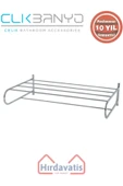 ÇELİK BANYO Paslanmaz Pirinç Bella Tel Raf Havluluk 45cm - 1