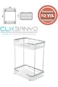 ÇELİK BANYO Taci Ikili 22X15 Sabunluk ve Şampuanlık thumbnail 1