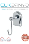 ÇELİK BANYO Paslanmaz Pirinç Lale Bornozluk Tekli thumbnail 1