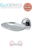 ÇELİK BANYO Paslanmaz Pirinç Bella Cansu Montajlı Sabunluk Krom - 1