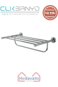 ÇELİK BANYO Paslanmaz Pirinç Bella Montajlı Raf Havluluk 50cm thumbnail 1