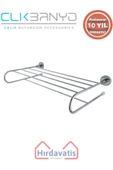 ÇELİK BANYO Paslanmaz Pirinç Dilek Raf Havluluk 45cm thumbnail 1