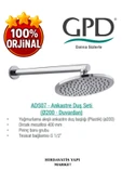 GPD ADS07 Ankastre Duş Başlığı (Ø200) - 4
