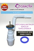 GÜÇLÜ Taslı Körüklü Sifon Ø32 65 mm 304 Kalite Paslanmaz Süzgeçli Lavabo Evye Sifonu - 1