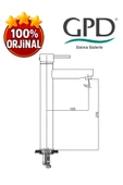 GPD Espina MSL70 Set Üstü Lavabo Bataryası - 2