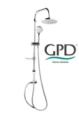 GPD DST19-2 Yönlendiricili Duş Seti (3 Fonksiyonlu El Duşu + Ø200) - 1