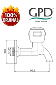 GPD KMS30 Kısa Musluk - 2