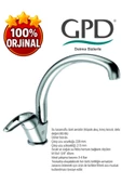 GPD MTE120 -Adrio Serisi-Tek Gövde Evye Mutfak Bataryası-GPD - 2