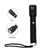 Şarjlı Pilli Zoomlu EL Feneri Wt-087 - 1