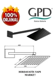 GPD ADS27-S Ankastre Duş Başlığı (Duvardan_200X200) - 8