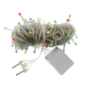 10 M 100 Led Damla Uçlu Led Işık Kırmızı Işık Şeffaf Kablo - 1