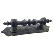 Antika Tarz Dekoratif Pirinç Ağır Kapı Çekme Kolu - 280x65 mm, Oksit - 1