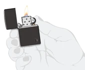 Zippo Armor® Series Flame Ebony Dizayn Çakmak thumbnail 4