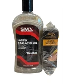 Gümüş Simli Jel Lastik Parlatıcı 500 Ml + Sünger Hediye - 1