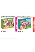 6-16 Ay İlk Pofidik Magnet Puzzle - Çiftlik Hayvanları & Orman Hayvanları - 1