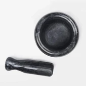 Doğal Cilalı Mermer Havan - 5