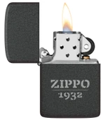 Zippo 1932 Replica Black Crackle Dizayn Çakmak - 3
