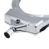 2.5X90 Mm 5X24 Mm Büyüteç Mandallı Metal Hortumlu Masa Üstü Büyüteç - 3