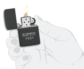 Zippo 1932 Replica Black Crackle Dizayn Çakmak - 4