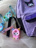 Kuromi anahtarlık cüzdan mavi thumbnail 3