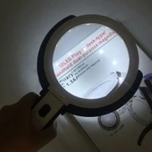 2X5X120Mm   10 Ledli  Masaüstü Büyüteç - 2