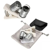 Evrensel Led Işıklı Mini Cep Mikroskobu Tüm Kameralı Telefonlar Için 9882-W - 3