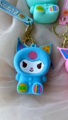 Kuromi anahtarlık cüzdan mavi thumbnail 4