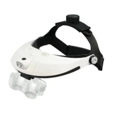 5 Mercekli Çok Fonksiyonlu Başlık Tip Işıklı Büyüteç 81001H - 1