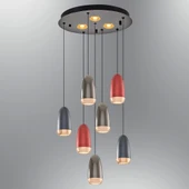 7'Li Sarkıt Mixed Avize - 1