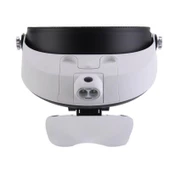 5 Mercekli Çok Fonksiyonlu Başlık Tip Işıklı Büyüteç Mg-81001-G - 3