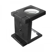 Katlanır Plastık Led Işıklı Test Cıhazı Büyüteç 2.5X90Mm - 3