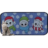 Aktunç Elekli Tuvalet Desenli Önü Kedi Kumu Paspası 60X120 cm DESEN 2 - 1