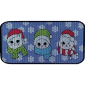 Aktunç Elekli Tuvalet Desenli Önü Kedi Kumu Paspası 60X120 cm DESEN 2 - 4