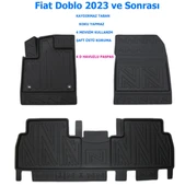 Fiat Doblo 2023 ve Sonrası 4D Premium Havuzlu Paspas - 1