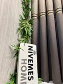 NİVEMESHOME MIZRAKLI FT632256 V-5302 TOPRAK  1/3 SIK PİLE FON PERDE APM - 8