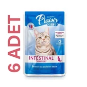 Plaisir Care Intestinal Comfort Sos İçinde Tavuklu Yetişkin Kedi Konservesi 85 gr(6ADET) - 3