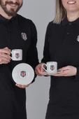Beşiktaş Neva N3422 Lisanslı Arma Logo 2'li Kahve Fincan Takımı-bjk - 1