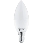 ZMR 120/B.65 7W Buji LED Ampul 6500K Beyaz Işık E14 Duy Enerji Tasarruflu ve Uzun Ömürlü Aydınlatma - 1