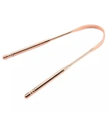 Hijyenik Dil Kazıyıcı Temizleme Dil Sıyırıcı Dil Temizleyici Bakır Hilal - 1