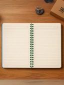 Kaktüs Desenli Spiral Çizgili Defter – 80 Yaprak / 160 Sayfa – 18x24 cm thumbnail 2