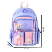 Muggle 3 Bölmeli Funny Okul Sırt Çanta Seti (Çanta+Beslenme Çantası+Kalemlik) thumbnail 4