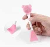 Silikon Yüz Temizleme Fırçası ve Maske Uygulama Spatulası thumbnail 4