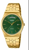 Casio MTP-B146G-3AVDF Quartz Çelik Altın Rengi Yeşil Kadran 35 mm Erkek Kol Saati - 1